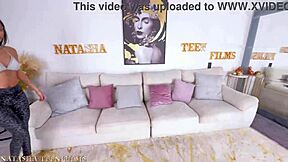 Think cute teen Emy Rouse can handle her first interracial DP gaping all holes?