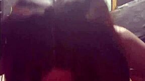 wife skips cleaning to suck hubby's cock instead in homemade clip