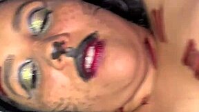 Fiesta de Halloween turns into hot room fuck for tight virgin-like girl