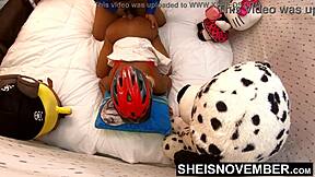 Ebony babe, your big ass ready for best friend's bbc after game fails?