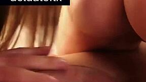 Two sexy teen babes lick pussies and suck tits in lesbian threesome