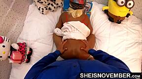 Ebony babe, your big ass ready for best friend's bbc after game fails?