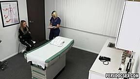 perverted doc jay crew fucks shaved patient kyler quinn hospital!