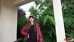 German Scout Slim Ukrainian Mari Moon Cums In Eye During Berlin Pickup Casting Fuck