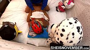 Ebony babe, your big ass ready for best friend's bbc after game fails?