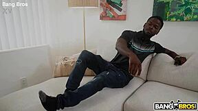 brunette rides bbc cowgirl then missionary creampie finish