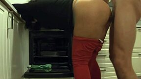 Curvy Latina Milf Bent Over Kitchen Sink Takes Creampie While Waiting For My Girlfriend