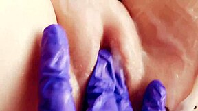 asmr slut gropes her dripping wet pussy to intense orgasm in close up