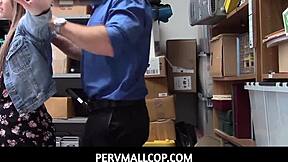 pervmallcop catches pregnant kimmy granger shoplifting and fucks her hard