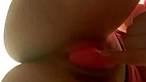 Close-up double penetration buttplug fingering juicy latina pussy real orgasm horny