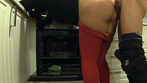 Curvy Latina Milf Bent Over Kitchen Sink Takes Creampie While Waiting For My Girlfriend