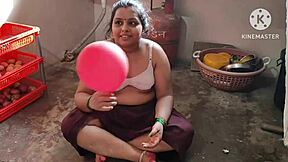 Indian desi bhabhi sneaks horny neighbor boy for hardcore pounding