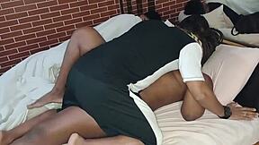 Almost Caught By Husband Sucking Neighbor's Huge Cock