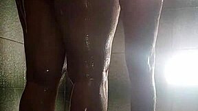 forcing stepdaughter shower turns her stroking my cock begging hard fuck humiliation pov