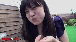 naughty asian milf, wanna watch her slurp your throbbing cock with toys?