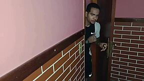 Almost Caught By Husband Sucking Neighbor's Huge Cock