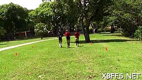 Teens Lick Balls And Fuck Hard In Group Orgy!