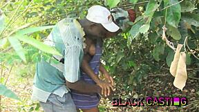 wanna see drama as locals fuck outdoor in the bush caught?