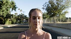 horny teen mackenzie mace licks milf cadence lux pussy fingering kissing muffdiving orgasm small tits