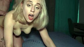 Petite College Teen Rides Fucked Hard Until Stroke Cum