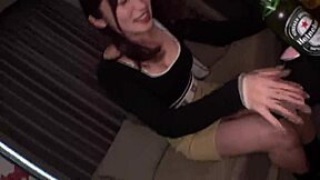 Swim Instructor's Gorgeous Ass Teases with Remote Vibrator Walk