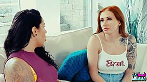 Sensual Stepmom Ella Teaches Zara Trust with Toys and Tits