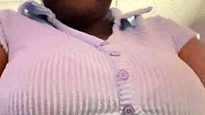 she queefs creamy farts from her pretty hairy ebony pussy close up