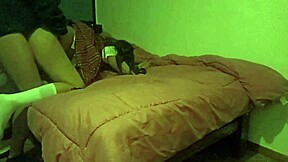 why touch my ass? big-assed student ends up riding after class 😏