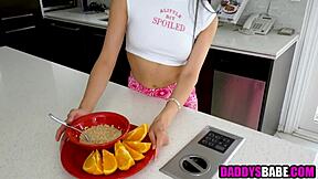 stepdaughter seduces stepdad into doggystyle pounding pov