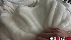 Fat ass horny blonde stepsister begs for taboo brother fucking