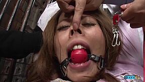 how does this young bitch handle all those cocks?