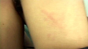 These hot hairy lesbians kiss and lick pussies while using strapons and toys