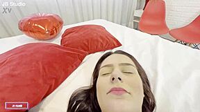 Novinha squirts so hard she almost passes out?