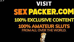 Skinny Latina Stretches Tight Holes on Monster Cock Facial Cumshot