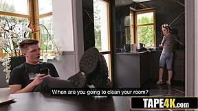 Horny Married Milf In Fishnets Begs Young Stud For Hard Pounding Ride