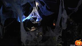 Bent Over For Grandpa's Old Cock On Halloween