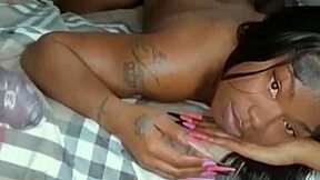 stepsis jumps me soon as i walk in wants my black cock tested