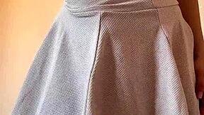 Sweet petite teen fingers shaved pussy to squirting orgasm with toys!