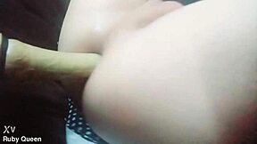 Hot Ladyboy Ruby Queen Takes Deep Anal Penetration Solo