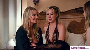 innocent stepdaughter how to lick stepmoms shaved pussy face sitting cunilingus?