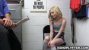 Petite Minxx Marri's Birthday Shoplift Leads to Rusty’s Hard Lesson