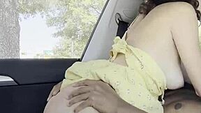 Skinny College Slut Takes Big Black Cock In Tesla