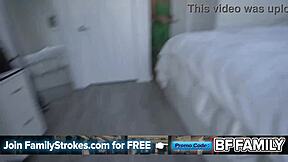 busty latina stepmom cheats hard fingering pussy for stepson cum facial