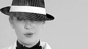 Dahlia Sky fingers shaved pussy in solo masturbation compilation