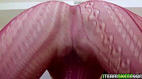 Amilia Onyx trembles with joy bouncing big ass on patio