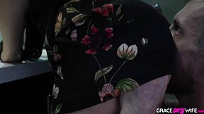 Valentina Bellucci eagerly watches hubby with massive cock deepthroat