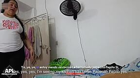 boss fucks maid in lingerie while wife away during house chores part 2