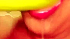 Chubby Indian milf gags on monster cock face fuck cumshot