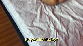 Bend over this tight shaved latina pussy for doggystyle creampie blowjob pov fuck session