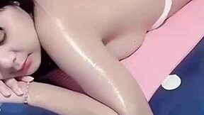 asian teen oil massage turns into steamy passionate bedroom fun